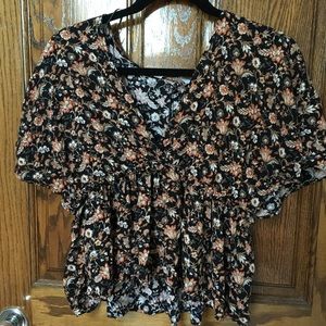 Zara Flower Crop Top